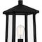Quoizel Satterfield Outdoor Post 1 Light Matte Black SAT9009MBK - alternate 5